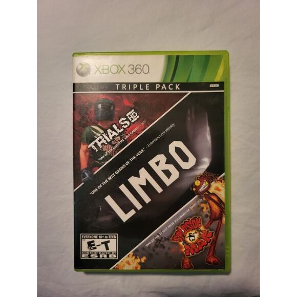 Triple Pack: Limbo, Trials HD and Splosion Man Xbox 360 Tested Working